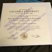 fake Columbia University graduation certificate sample